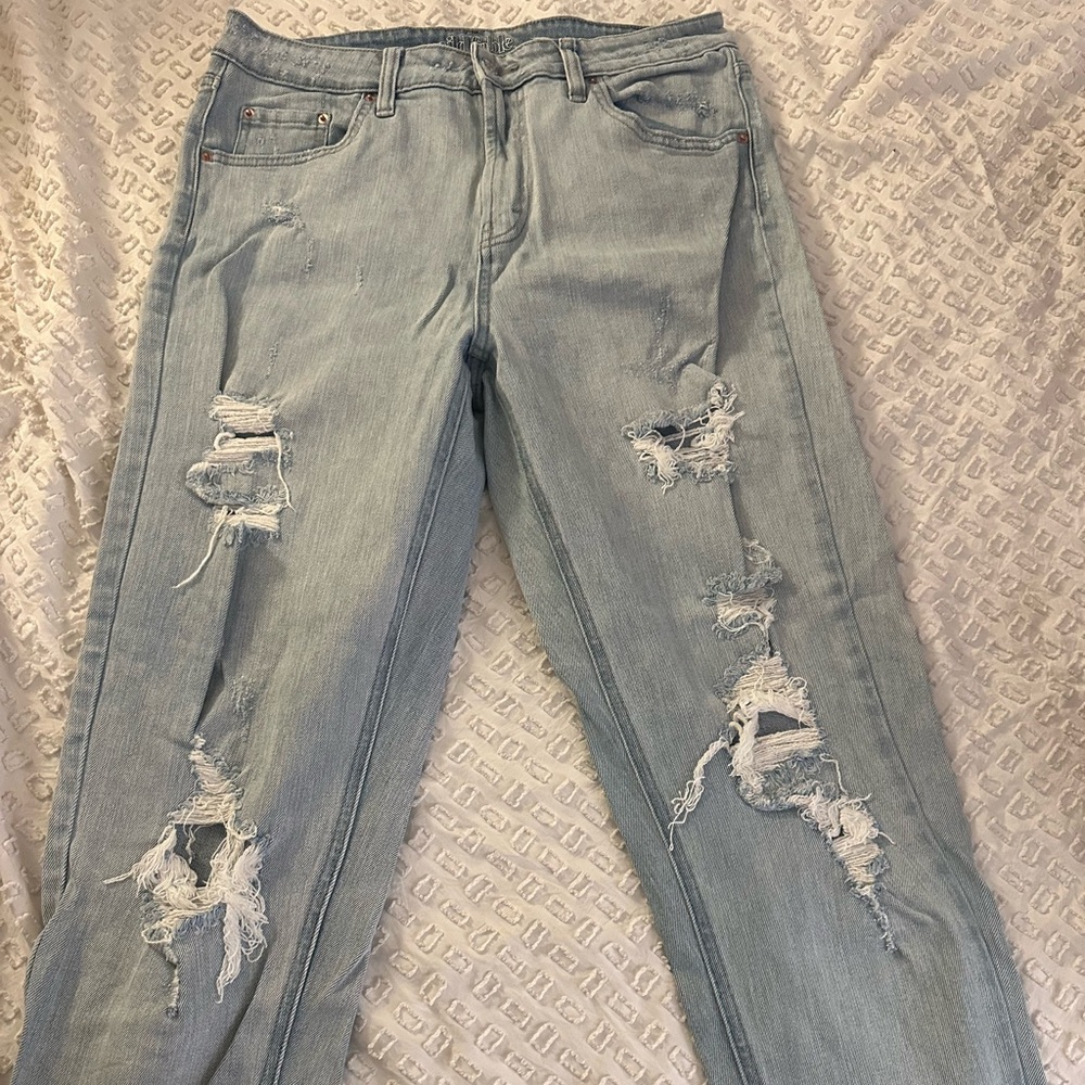 Wild Fable Light Blue Distressed Jeans